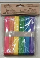 اعواد خافض لسان ملون 11.4سم