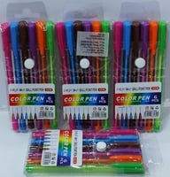 طقم قلم جاف الوان 6 قلم