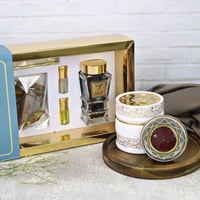 بكج عود مع مبخرة و زعفران