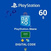 PlayStation Network Gift Card 60 USD - PSN KSA