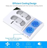 حامل مروحة تبريد عمودي مطور لجهاز Xbox Series S، ق...