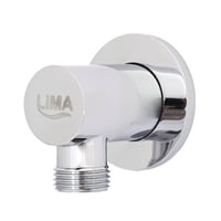 كوع نحاس ليما 009 لمخرج خلاط مخفي فضي مدور