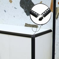 غالق التقاء عنصرين أو أكثر لنهايات البروفايل الألم...