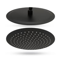 طاسة دش اسود دائري متعددة المقاسات جلوساSH101R40