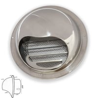 هواية قبة لمنافذ المراوح ستانلستيل 304 مقاوم للصدأ