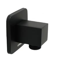 كوع مخرج شطاف مربع اسود