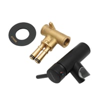 خلاط شطاف اسود دائري مخفي مع قلب كامل وحامل شطاف S...