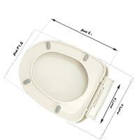 غطاء كرسي ابيض دائري 028 ماركة LEVAN