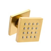 شاور جيت مربع ذهبي مطفي رشاش المياه الحائطى