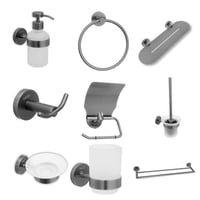 تشكيلة اكسسوارات الحمام تريدكس تيتانيوم