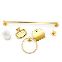 اكسسوار حمام 6 قطع ، يوروشيكEUROCHIC كروم ، ذهبي ،...