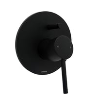 وجه خلاط دش مخفي خطين دائري اسود مطفي