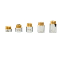 جلبة تطويل نحاس مطلي كروم عدة مقاسات