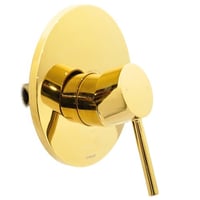 وجه خلاط شطاف مخفي خط دائري ذهبي لامع