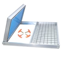 غطاء خزان درفتين مخفي 100X100سم