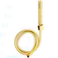 سماعة دش بلاستيك مربع ذهبي مع اللي YC808 GD