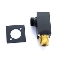 كوع وصلة نحاس ليما لمخرج خلاط مخفي أسود مربع Lima0...