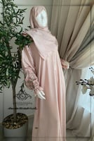 لباس صلاة بطرحة مطرز بلا سجاده