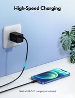 باندل راف باور 2 كيبل 1 متر - 2 متر - تايب سي تو ل...