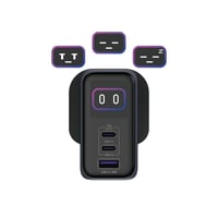 شاحن جداري JODA VoltLux بقوة 70 واط بمنفذين تايب س...