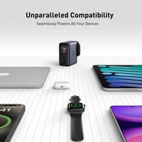 شاحن جداري JODA VoltLux بقوة 70 واط بمنفذين تايب س...