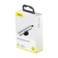 مطرقة حادة بيسوس لكسر الزجاج و قطع الحزام - فضي