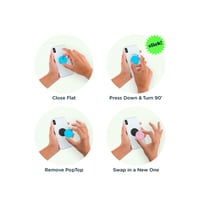 مسكة بوب سوكيت الاصدار الثاني - اسيتات وردي