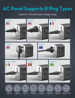 فيش سفر راف باور متعدد المداخل بقوة 25 واط بمنفذين...