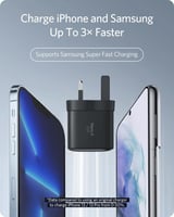 شاحن جداري انكر بقوة 65 واط بمنفذ تايب سي - اسود