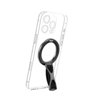 مسكة وستاند جوال دريب مغناطيسي - اسود