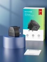 شاحن جداري راف باور بقوة 20 واط بمنفذ تايب سي - اس...