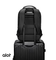 شنطة ظهر Alot كبيرة للابتوب بسعة 18 لتر - اسود