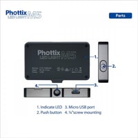 اضاءة ليد فوتيكس m5