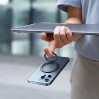 مسكة جوال مغناطيس بيسوس هالو ماج سيف مع ستاند - رم...