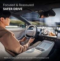 محول Carplay اوتوكاست لاسلكي وكاميرا مراقبة للمقعد...