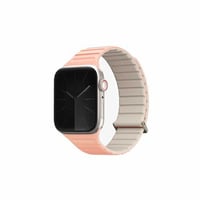 سوار مغناطيسي يونيك ريفيكس لساعة ابل - وردي/بيج