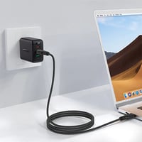 سلك AceFast C8-03 تايب سي الى تايب سي - اسود