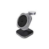 شاحن لاسلكي JODA كيوب بقوة 30 واط 3 في 1 - رمادي