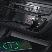 شاحن سيارة AceFast بمنفذ تايب سي ومنفذ USB-A بقوة...