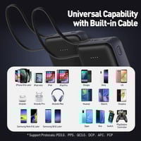 JODA بطارية 20000 ملي امبير بقوة 20 واط بي دي مع ك...