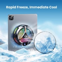 مروحة تبريد دريب للتابلت مغناطيسي مع شاشة ليد - اس...