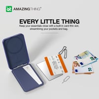 محفظة وستاند ومسكة AmazingThing ماج سيف للجوال - ا...