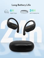 سماعة اذن راف باور لاسلكية - اسود