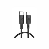 سلك راف باور تايب سي الى تايب سي بطول 30 سم - اسود