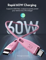 سلك راف باور تايب سي الى تايب سي نايلون بقوة 60 وا...