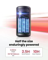 بروجكتر محمول انكر نيبولا كابسول 3 - اسود