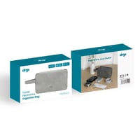 شنطة يد دريب صغيرة - رمادي فاتح