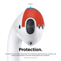 غطاء الحماية elago لسماعة ابل البلوتوث - احمر / اس...