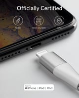 سلك انكر باور لاين بلس يو إس بي الي لايتنينق 1.8 م...