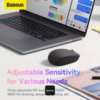 ماوس لاسلكي بيسوس F01A - رمادي